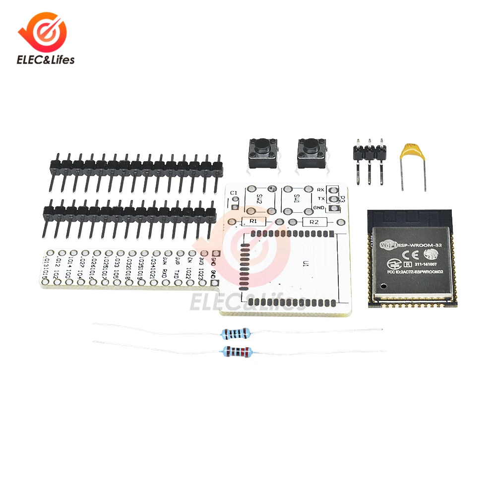 ESP 32 ESP32 ESP-WROOM-32 Rev1 wifi беспроводной Bluetooth макет модуль DIY комплект для Arduino ESP-32 wifi макетная плата