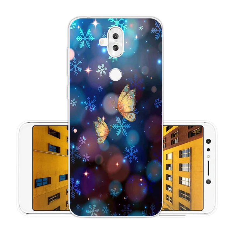 Для Asus Zenfone 5 Lite ZC600KL чехлы для телефонов 6 0 дюймов ZF5Q X017D силиконовый чехол Синий |