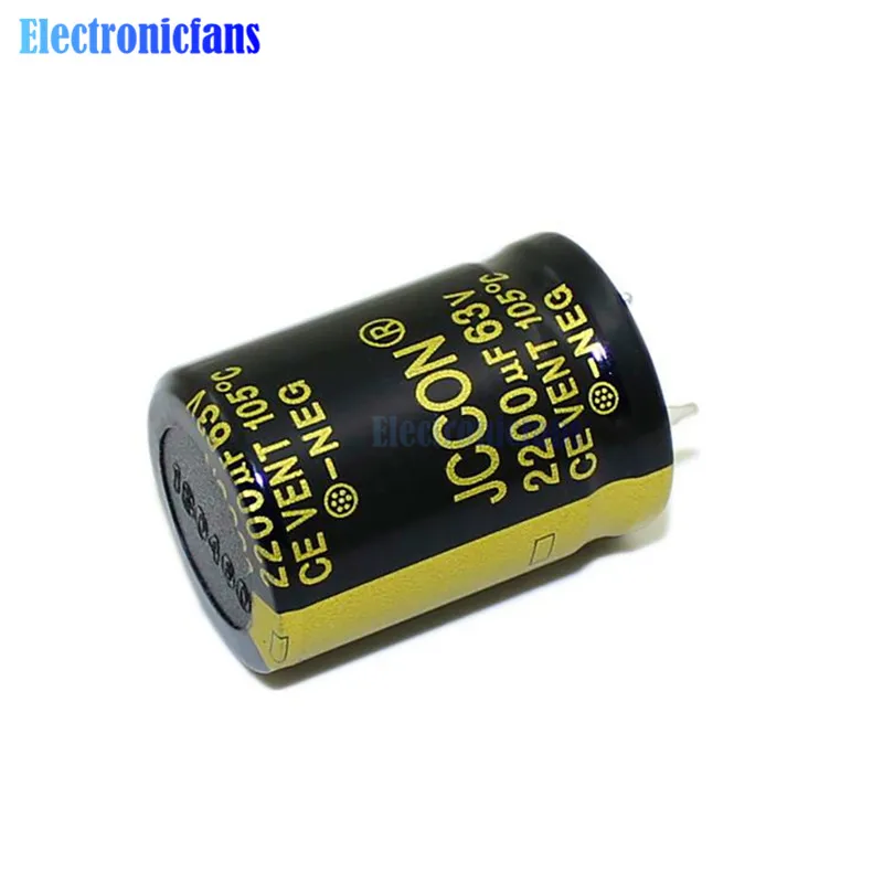 Diymore 63V 2200uF 22X30mm алюминиевый электролитический конденсатор Высокочастотный