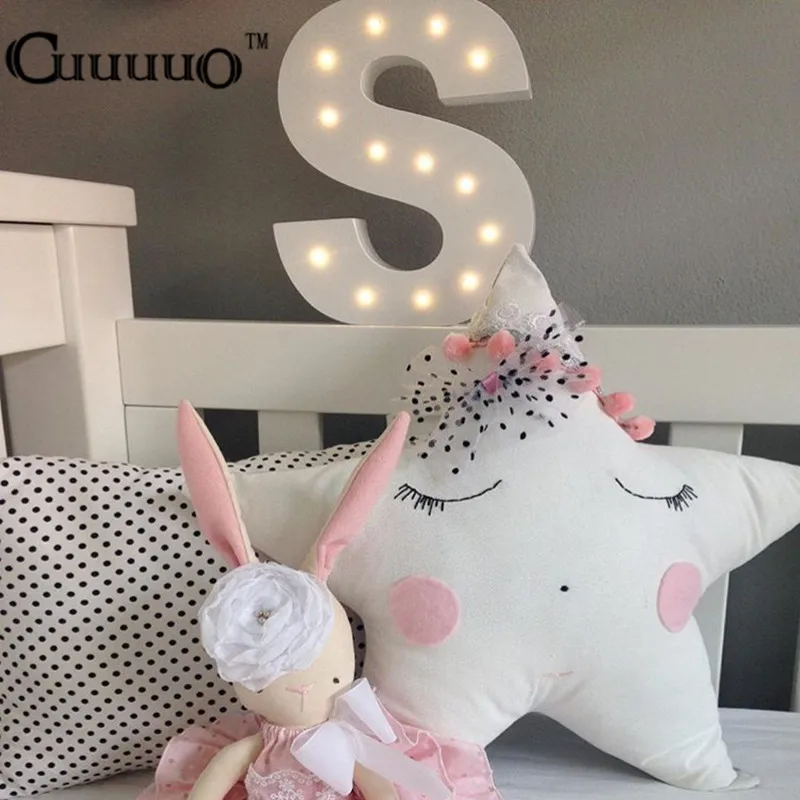 Деревянные буквы алфавита LED Лампа неоновая вывеска шатер светильник ночного