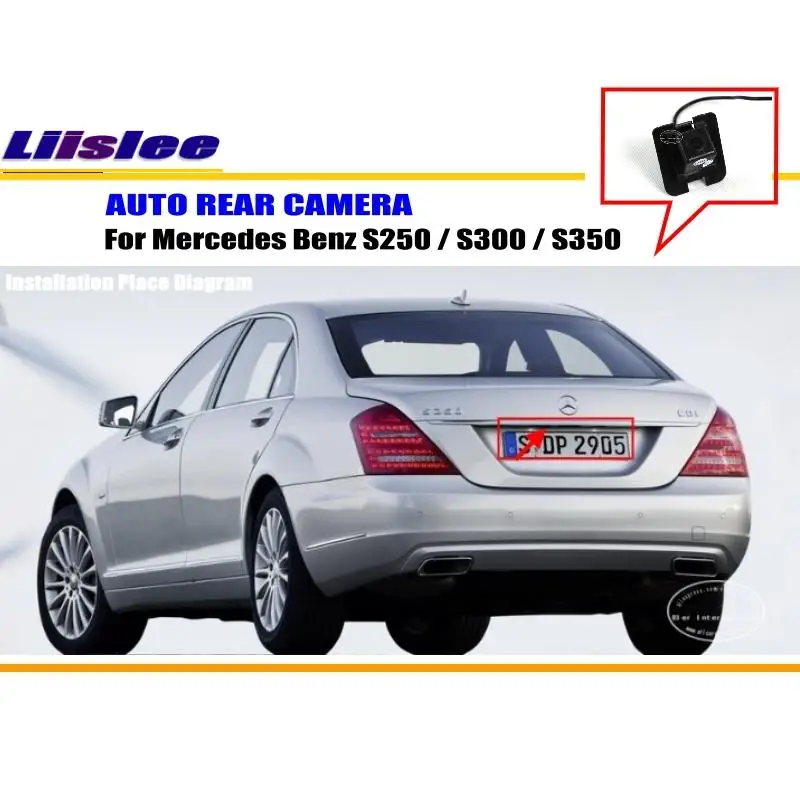 Автомобильная камера заднего вида для Mercedes Benz S250 S300 S350 задняя парковочная HD CCD RCA