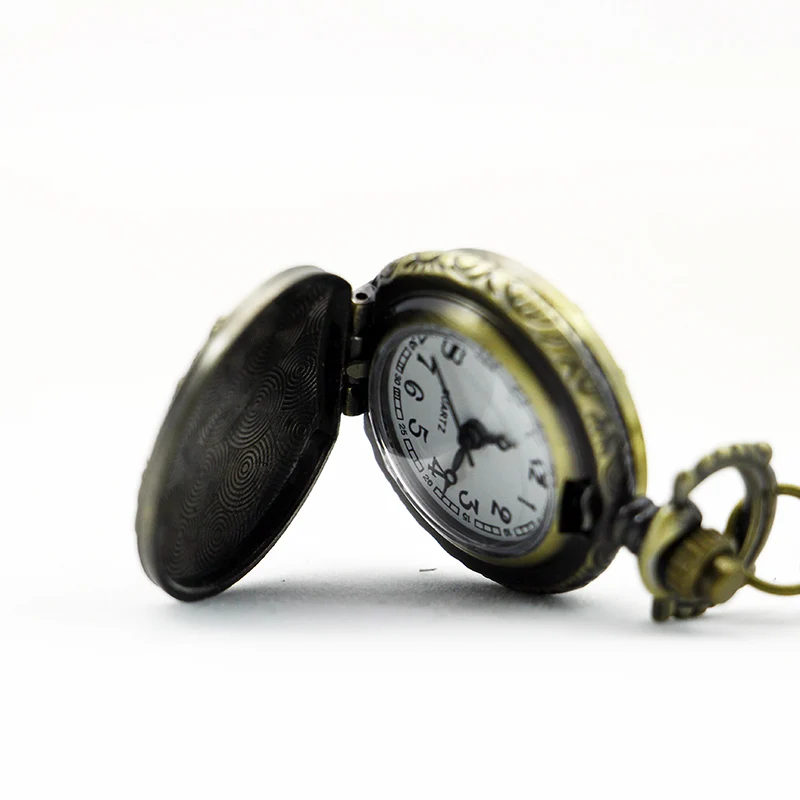 Бронзовый парусный Холст Лодка Корабль кварцевые карманные часы ожерелье кулон