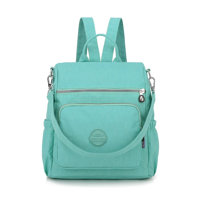 Fashion Women Waterproof Nylon Backpack Korean Style Designers Shoulder School Bag Leisure Rucksack For Girls | Багаж и сумки