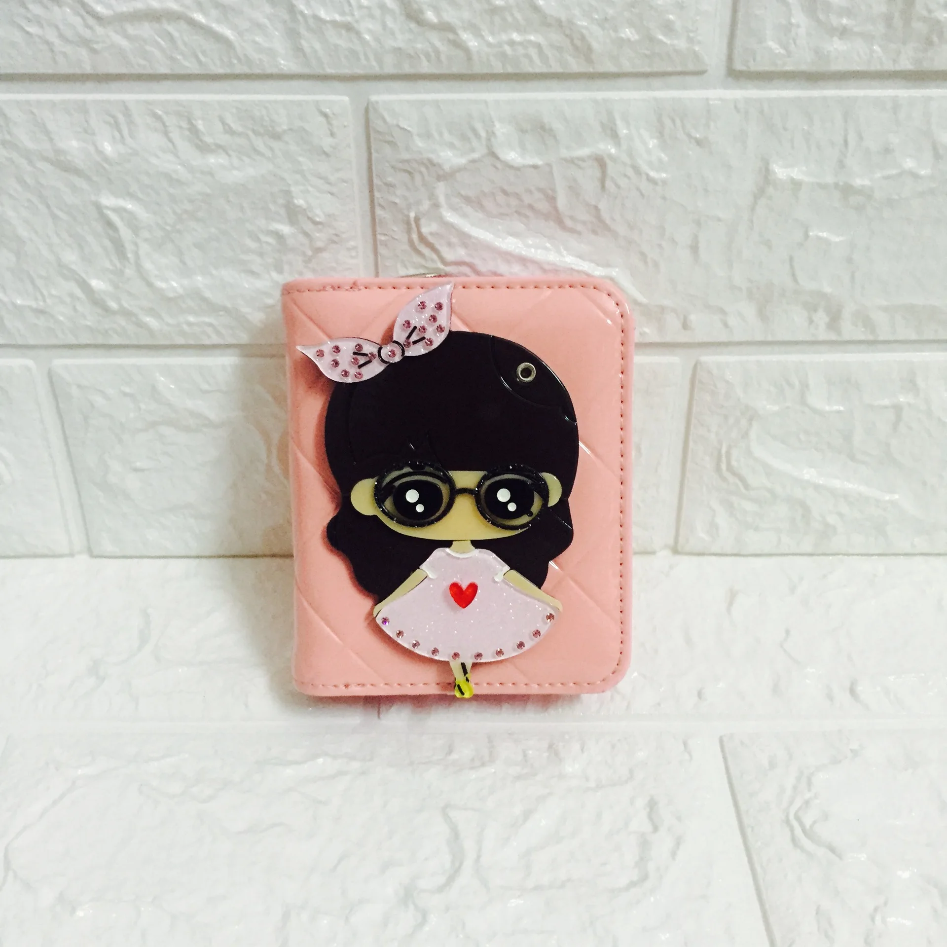 Kawaii короткий маленький мультяшный аниме женский магический бумажник кошелек