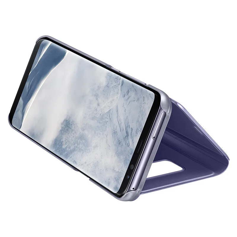 NFH зеркальный чехол прозрачный умный для Samsung Galaxy S8 телефона + Plus тонкий флип-чехол