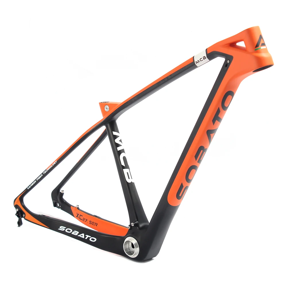 27 5 er карбоновая жесткая рама mtb для велосипеда маленький размер 14 BB92 UD матовый