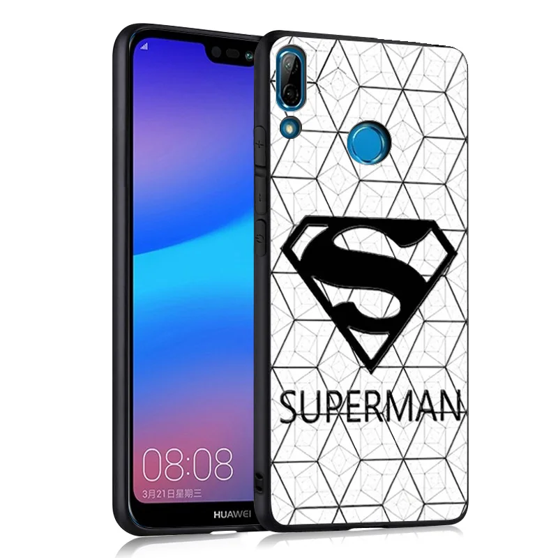 Huawei P20 P30 Lite чехол черный 3D рельефный для Pro Чехол Силиконовый мультяшный TPU P 20 30 |