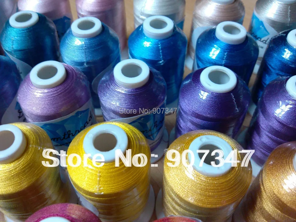 63 brother colors 120D/2 1000m/конусная Компьютерная/машинная Вышивальная нить из
