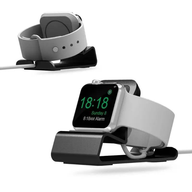 Алюминиевый держатель Подставка для зарядки док станция Apple Watch серии 1/2/3/4 42 мм 38 40