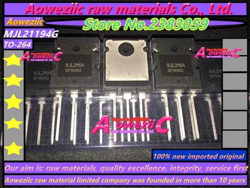 Aoweziic+ импортный MJL21193G MJL21194G MJL21193 MJL21194 TO-264 высокая мощность трубки аудио парные трубки
