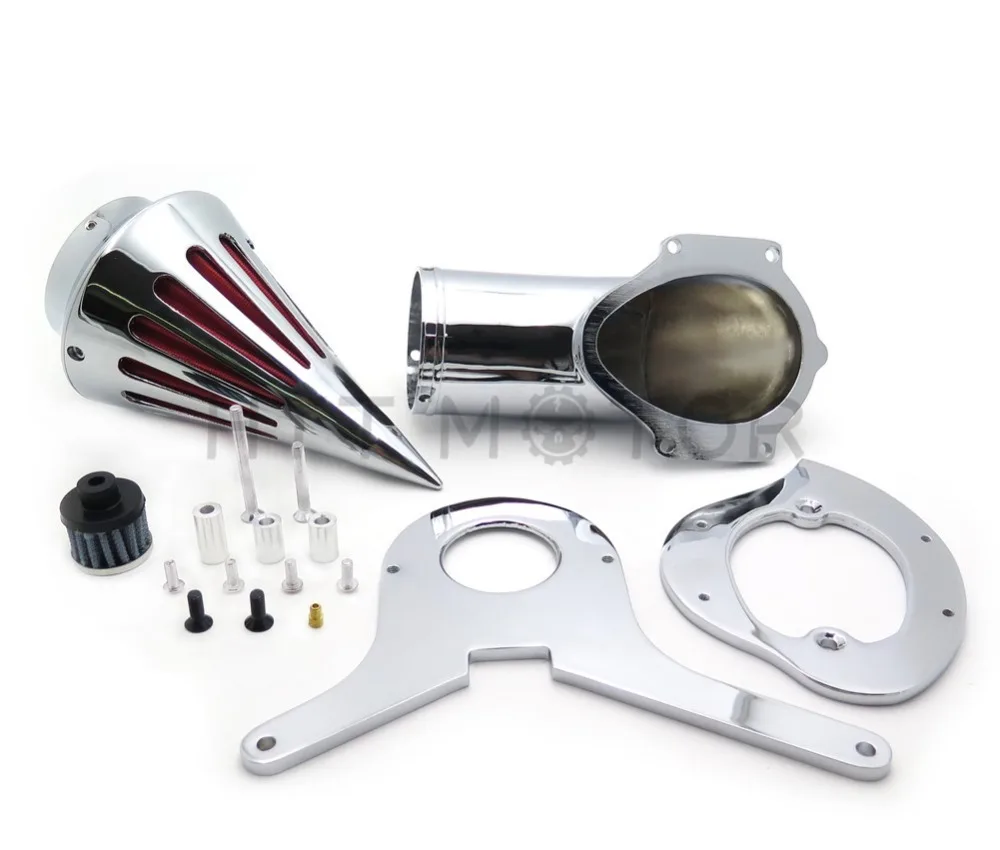 Aftermarket Бесплатная доставка мотоцикл части Спайк Воздухоочиститель наборы фильтр