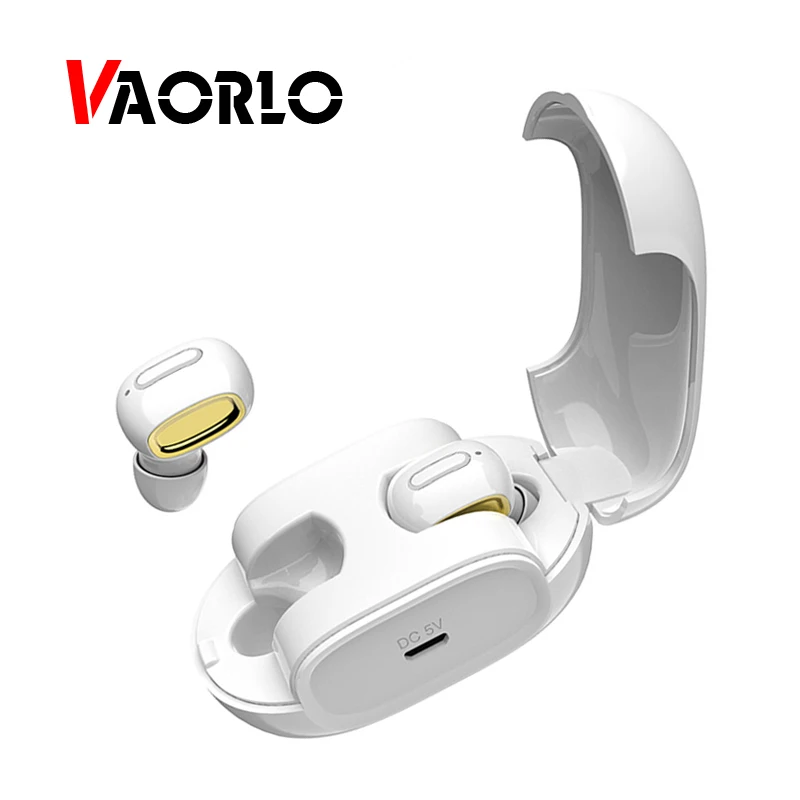 

VAORLO TWS Wireless Earbuds Bluetooth Earphone Headset True Wireless Stereo Sound Sport Earphones With Charging Box Micphone