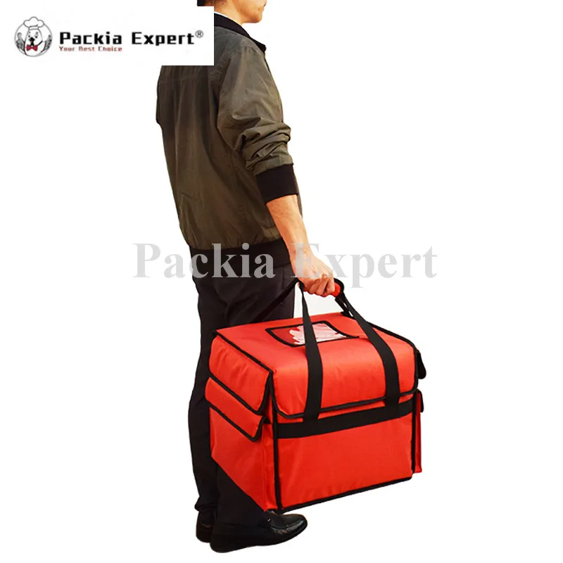 

12" 38*38*35CM with PPS Board been heat charging cake juice hot style thermal insulation bag Pizza delivery bag