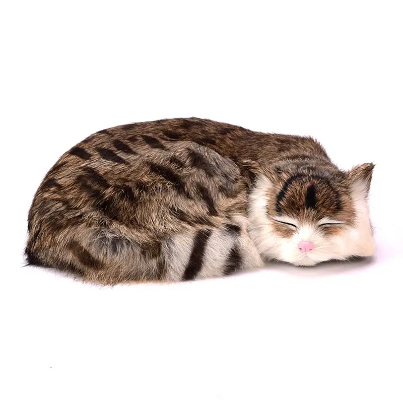 Имитация кота плюшевая игрушка кукла животное детские игрушки настольные