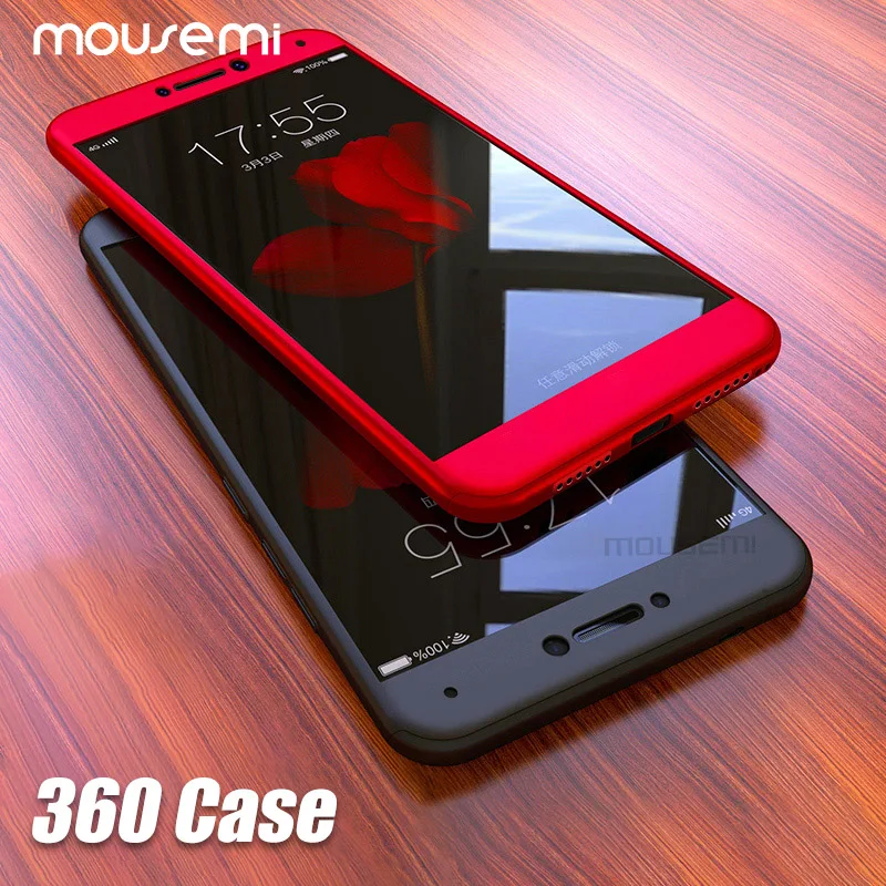 MOUSEMI 360 Full Cover Protect Case For Huawei Honor 8 9 10 Lite Nova 3E Glass Hard Phone Cases Back |