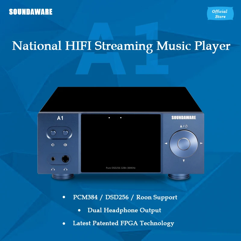 Soundaware A1 Национальный Многофункциональный потоковый музыкальный плеер Roon DLNA Airplay sd-карта DSD256 PCM384