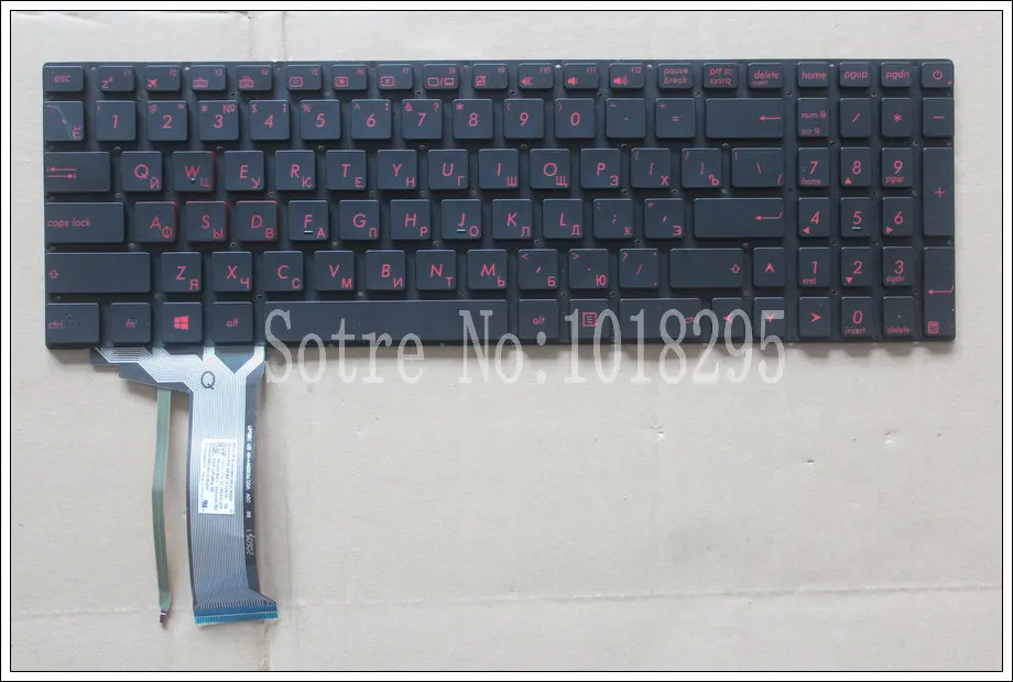 Для ASUS N551 N551J N551JB N551JK N551JM N551JQ G551 G551J G551JK G551JM G551JW G551JX Русская клавиатура для ноутбука с подсветкой