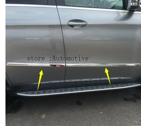 Хромированная Боковая дверь, литьевая крышка, Накладка для Mercedes Benz GLE Class W166& GLE Coupe C292