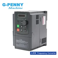 free shipping 220v 1 5kw inveter 2 2kw vfd frequency converter variable frequency drive spindle motor speed control