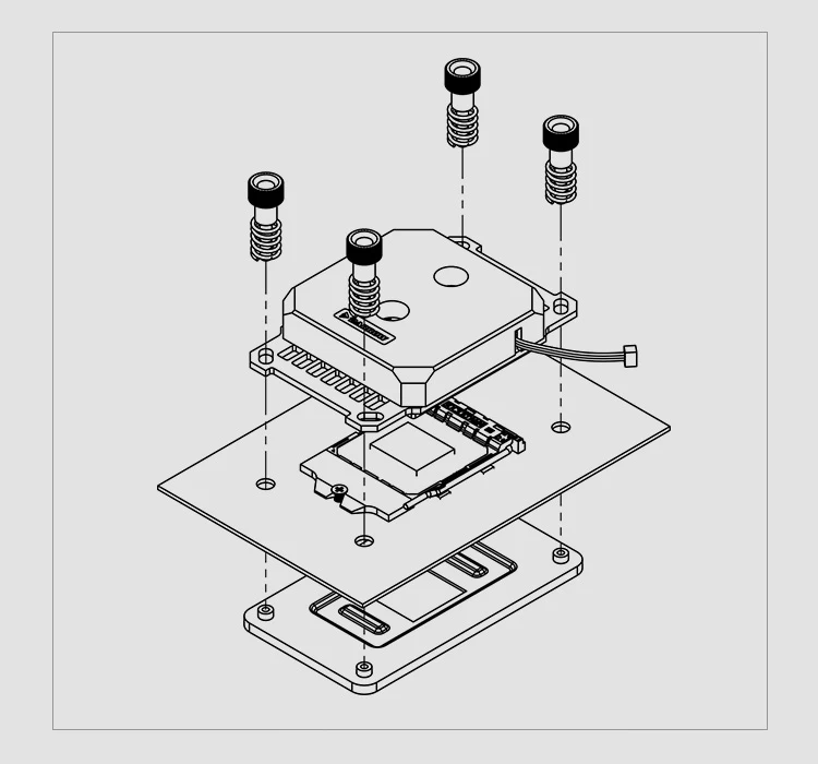 Курган LTYK3A-04-V2, для RyzenAMD/AM4/AM3 cpu водяные блоки, LRC RGB v2 акриловый блок водяного охлаждения с кулером для процессора радиатор