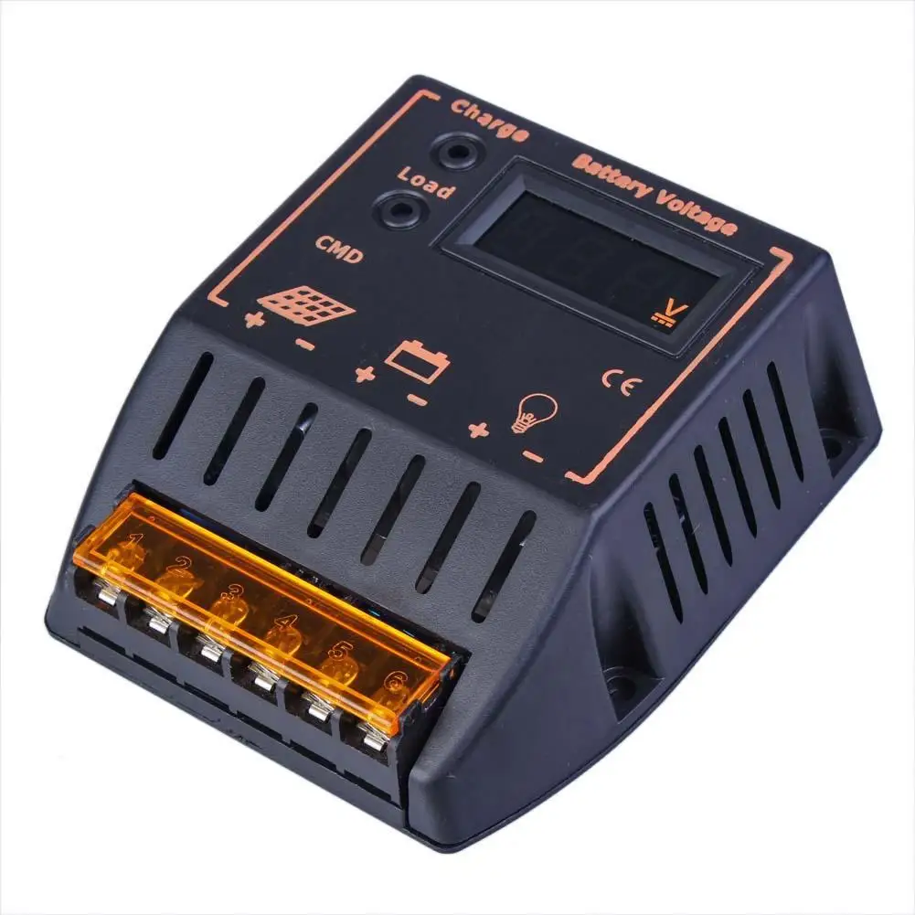 Панели солнечные регулятор ЖК-дисплей 10A Контроллер заряда 12/24V автоматический