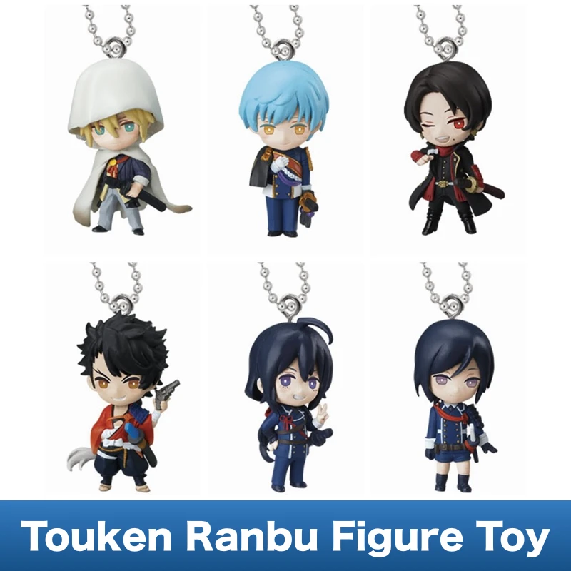 Touken Ranbu Online Chibi swords man Swing Figure Kid Игрушка-талисман (полный набор из 6 фигурок) 100%