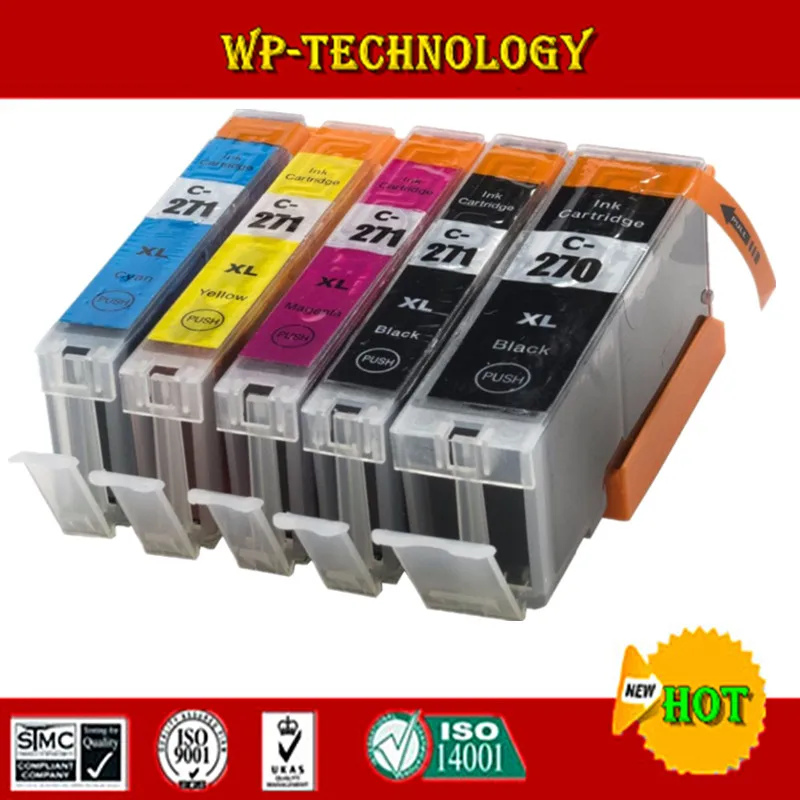 

Compatible Ink cartridge for PGI-270 CLI-271 PGI270 CLI271 PGI 270 suit for Canon PIXMA MG7720 etc.