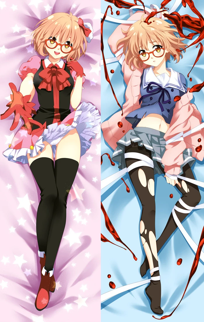 Обновленный Японский Аниме Kyokai no Kanata Мирай Курияма Dakimakura декоративный чехол для