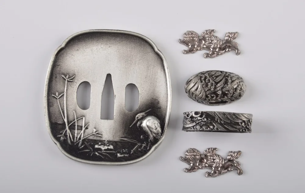 Набор классических элегантных строительных фитингов для японского самурайского