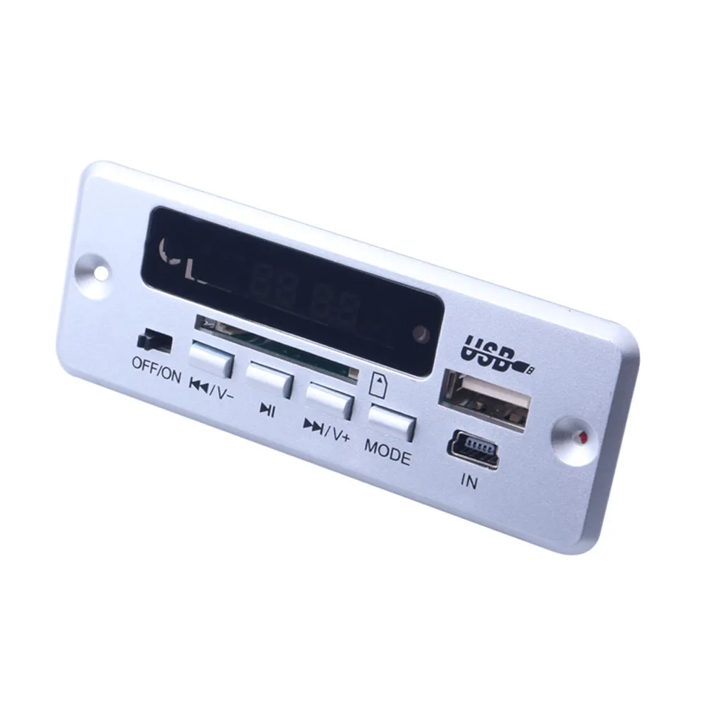 Плата декодирования MP3 2019 12 В Bluetooth беспроводной Автомобильный USB плеер слот для TF