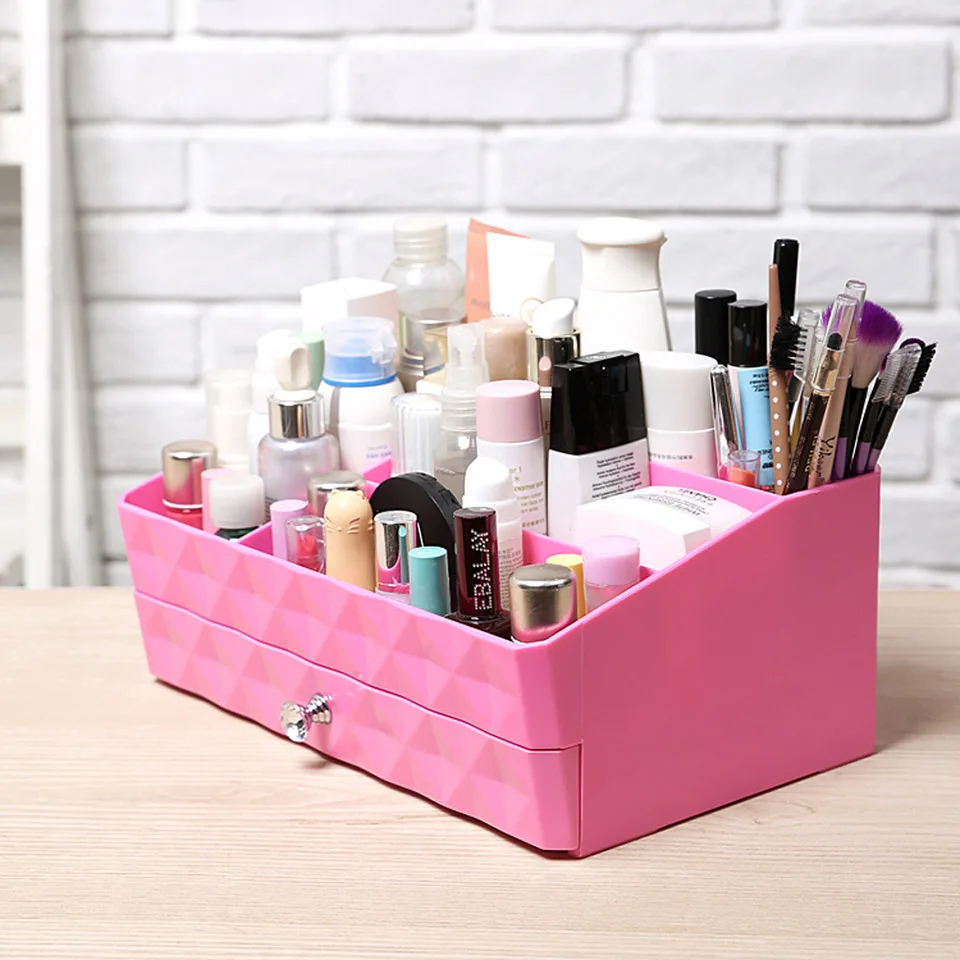 Organizer 5 Msjo органайзер для макияжа пластиковый ящик для макияжа хранилище косметичка Органайзер шкатулка для хранения ювелирных изделий держатель настольный чехол - Цвет: Organizer 5