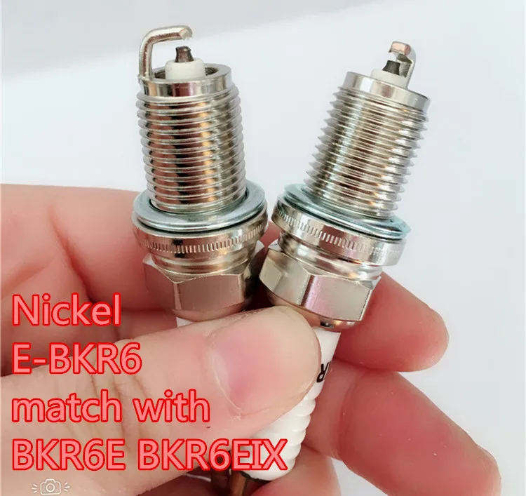 Горячая NPL Никель Свеча зажигания E BKR6 4 шт. для BKR6E BKR6EIX BKR6EVX BKR6EGP BKR6EKC IK20 VK20 K20PR U K20TT U11