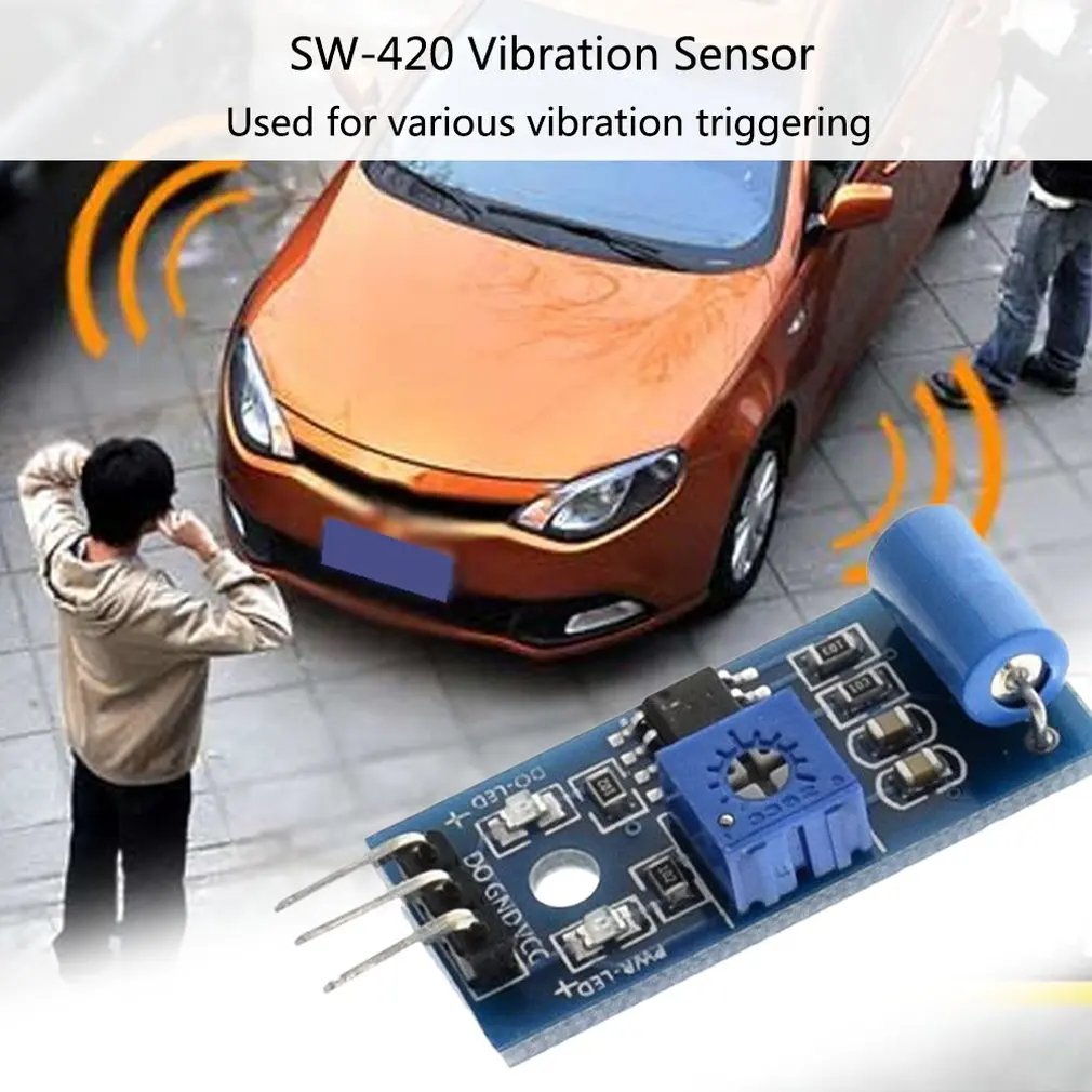 Нормально закрытый модуль датчика вибрации тревоги Вибрационный переключатель