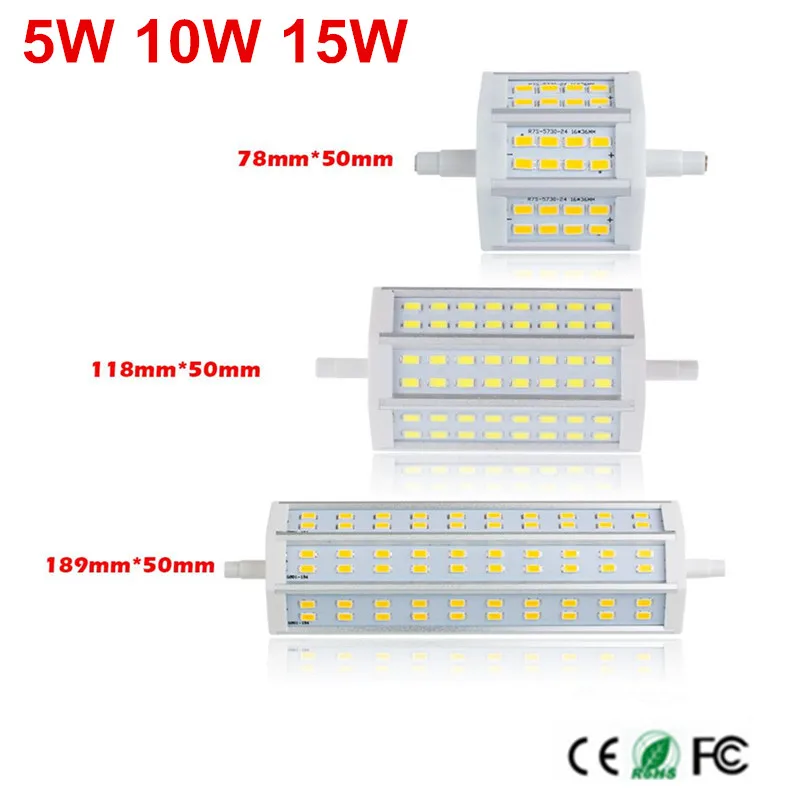 

LED Bulb LED Lamp R7S AC85-265V J78 J118 J135 J189 15W 10W 5W Lampada Ampoule R7S LED Lights Replace for Halogen Floodlight