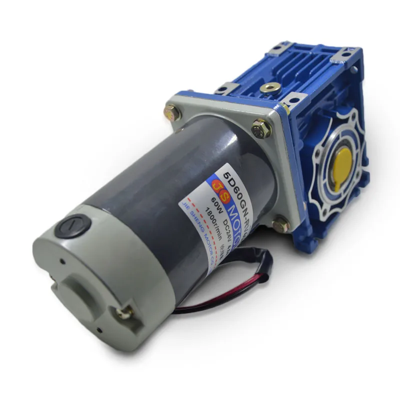 5D60GN-NMRV DC12V/24 V 60W 1800 об/мин постоянного тока мотор-редуктор червячный редуктор высокий крутящий момент мотор-редуктор/Выходной вал Диаметр 14/18 мм