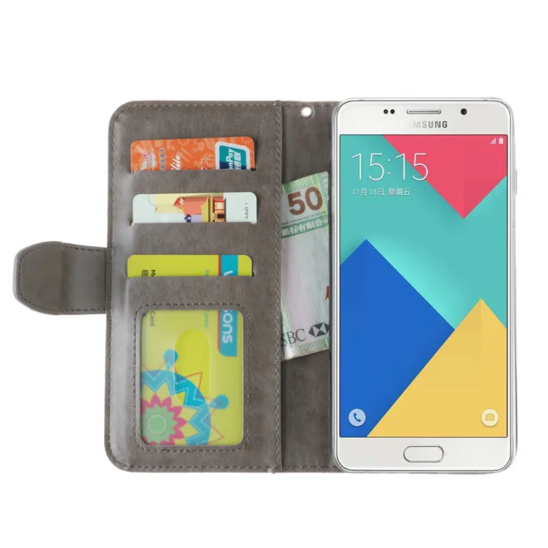 Howanni кленовый лист тиснением кожаный чехол для Samsung Galaxy A5 2016 A510F 5.2 дюймов Чехол