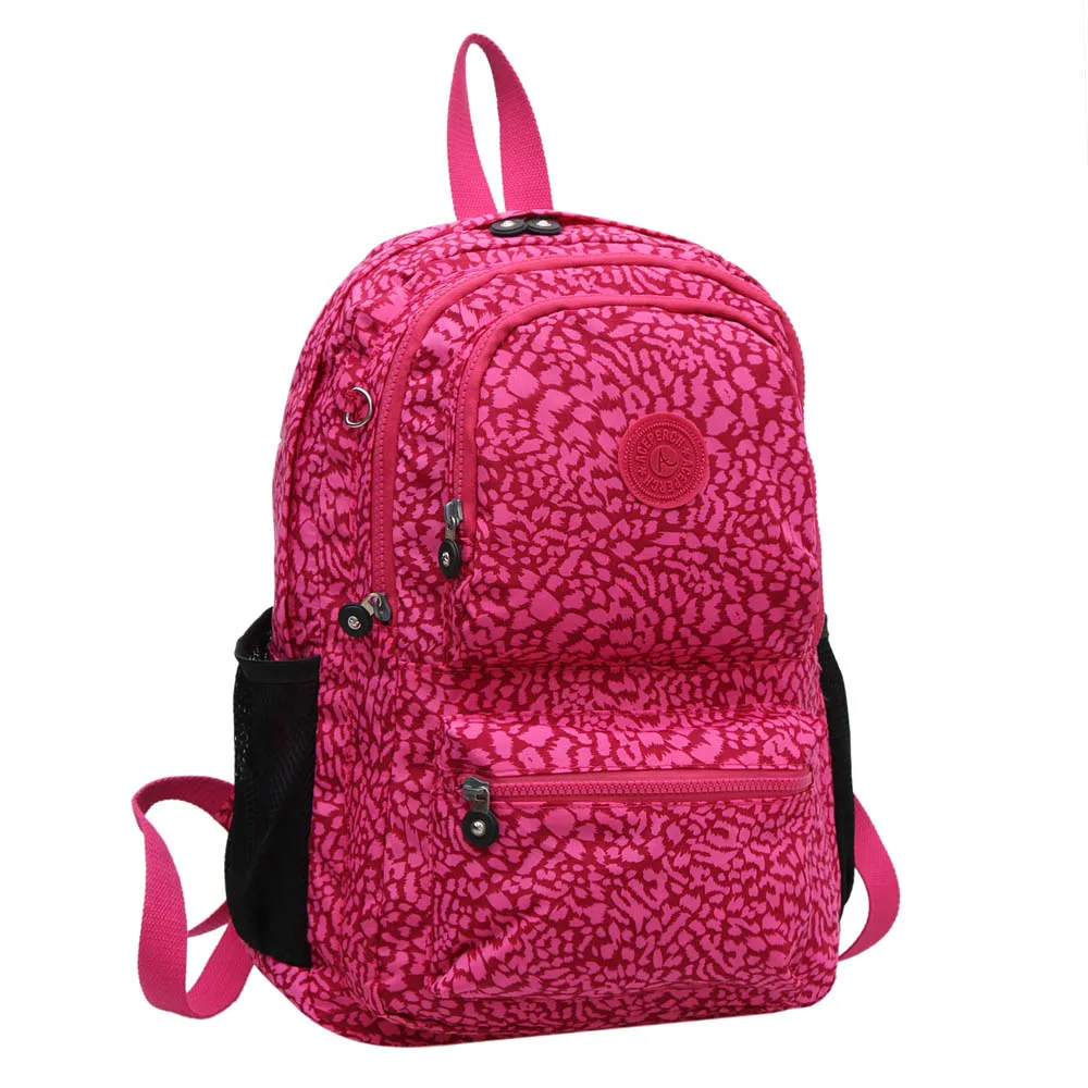 ACEPERCH женский рюкзак Mochila Escolar Feminina, нейлоновые школьные рюкзаки для девочек-подростков, повседневный Большой Вместительный рюкзак - Цвет: Leopard