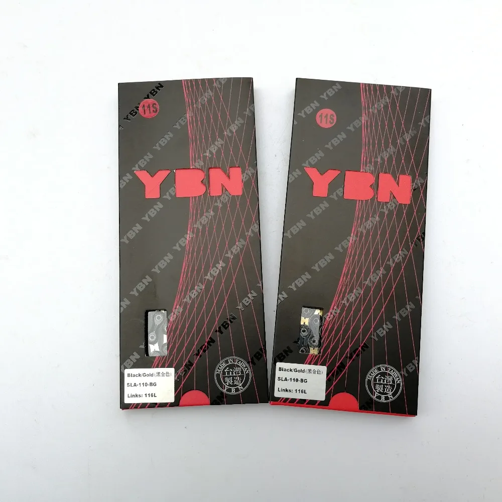 YBN велосипедные цепи сверхлегкие черные/золотые полые 11 скоростей цепи MTB цепь для дорожного велосипеда для Shimano Sram Campagnolo sylen