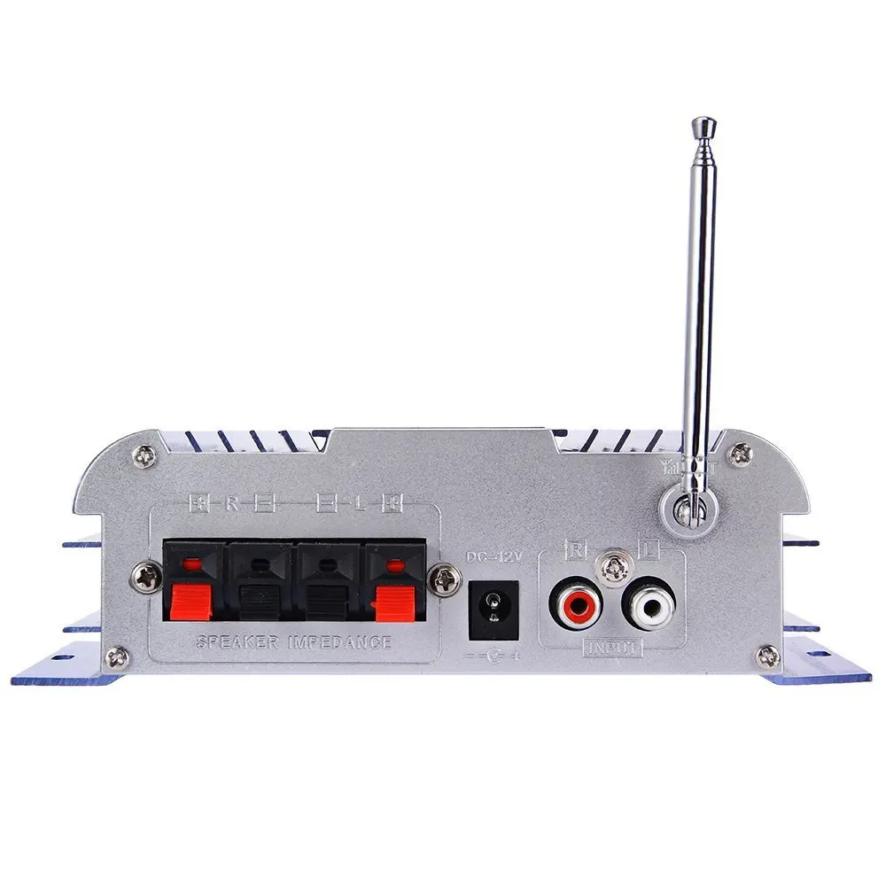 HY601 FM аудио Автомобиль бас стерео усилитель радио MP3 Динамик HiFi 2CH цифровой