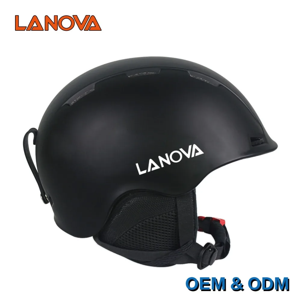 Lanova 3 размера черный лыжный шлем детский мужской женский для сноуборда