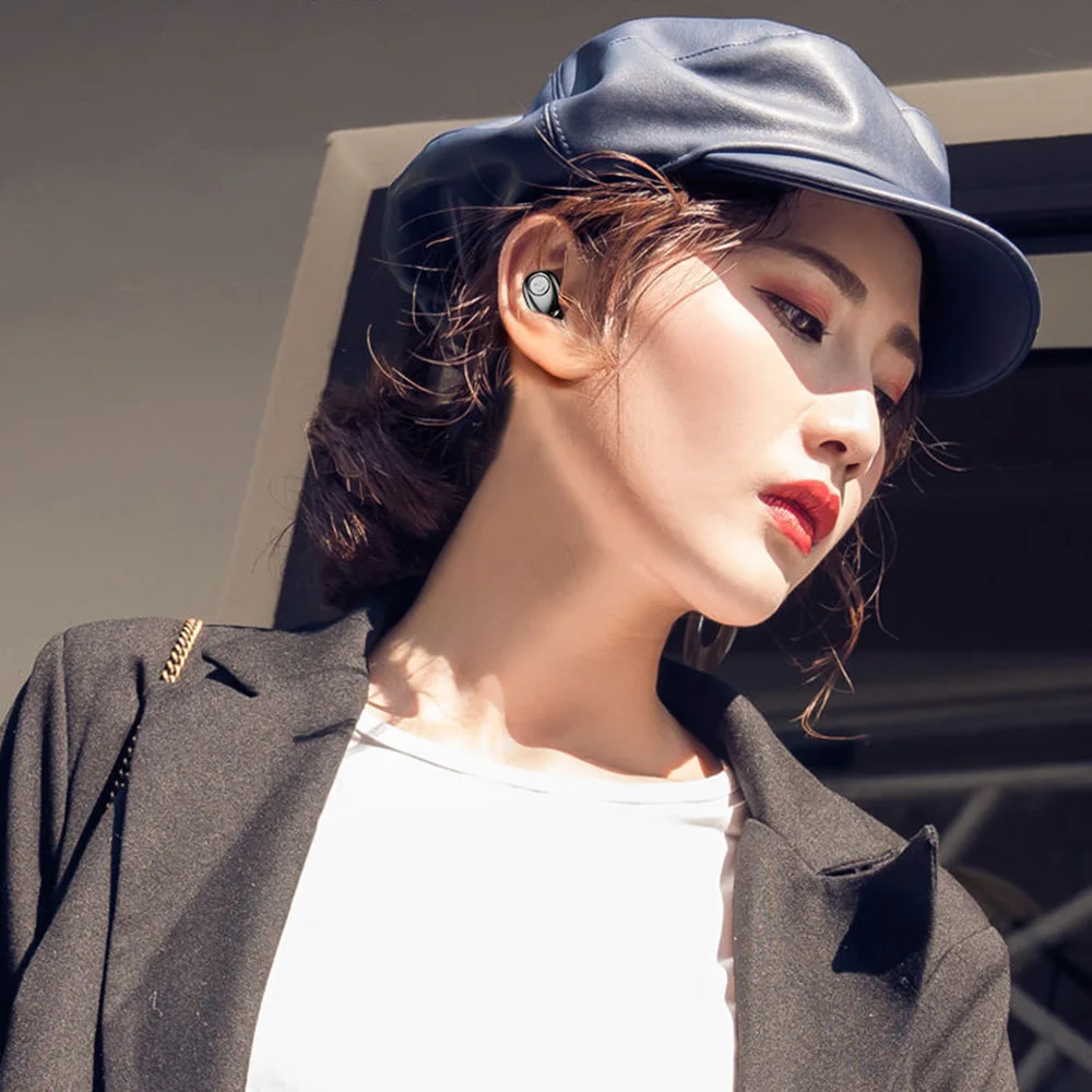 Новинка TWS Беспроводная bluetooth-гарнитура CVC 8,0 с шумоподавлением, наушники с зарядным устройством 2200 мАч для IOS Android