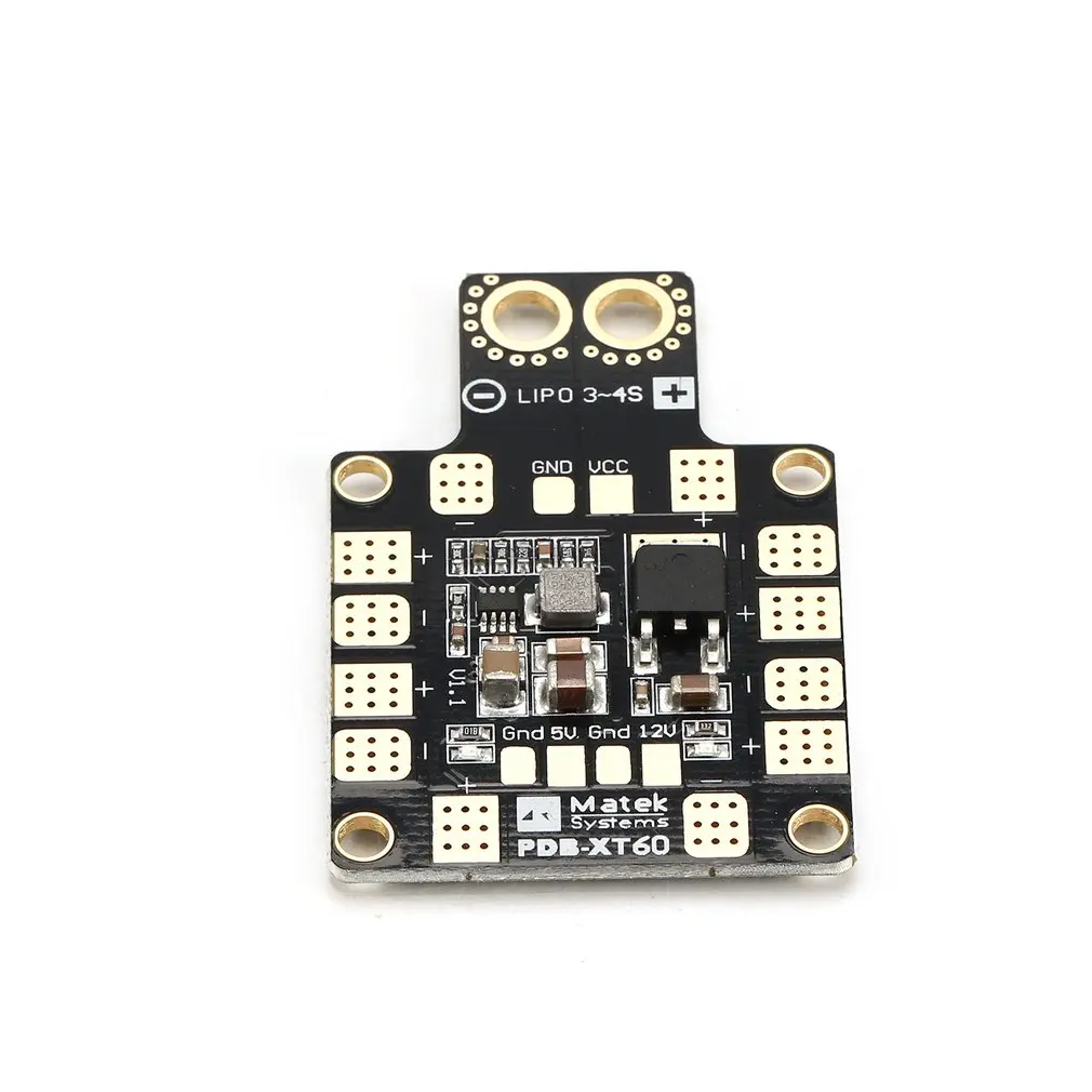 PDB XT60 Дрон Lipo 3 4S распределительная плата с W/BEC 5V 2A 12V 0.5A для RC FPV Квадрокоптер
