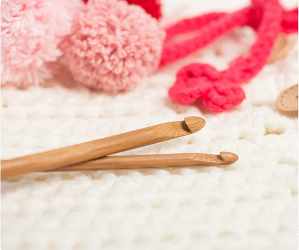 Бамбуковые крючки для вязания крючком 12 размеров 1 комплект | Дом и сад