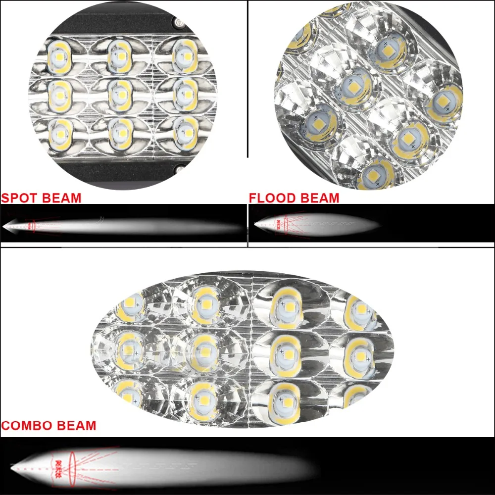 

15INCH OFFROAD LED LIGHT BAR 12V 24V CAR TRUCK ATV WAGON TRAILER CAMPER 4X4 UNIVERSAL ROOF BUMPER BACKUP LAMP 3ROWS INDICATOR