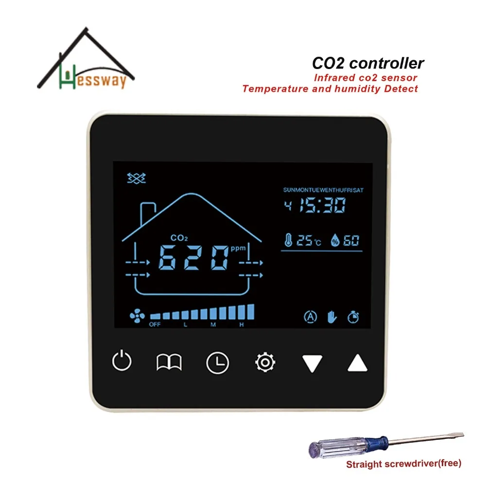 HESSWAY NDIR cdoas CO2 газовый регулятор для 3 режима скорости воздушного системы