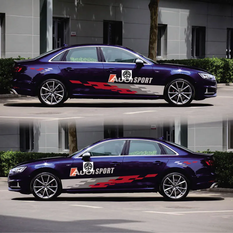 Taiyao автомобильный стильный, для спортивного автомобиля Наклейка для Audi A4 S4 RS4 автомобильные аксессуары и отличительные знаки авто стикер наклейка