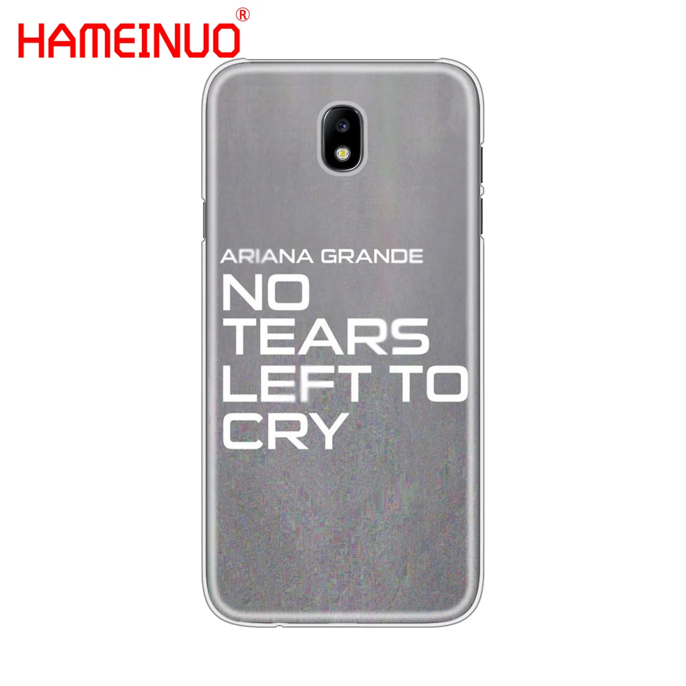 HAMEINUO чехол для телефона с надписью No Tears Left To Cry ariana grande Samsung Galaxy J3 J5 J7 2017 J527 J727 J327 J330