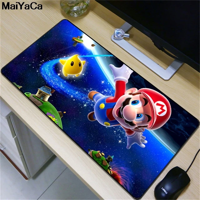 MaiYaCa 80x30 детский игровой коврик для мыши большой Марио гриб принцесса игра стол
