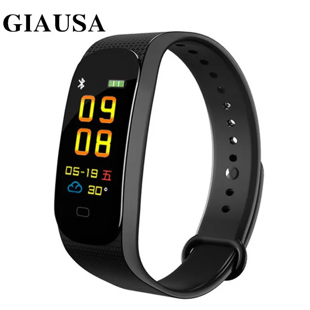 GIAUSA M5 фитнес женские Смарт часы мужские Bluetooth пульсометр кровяное давление