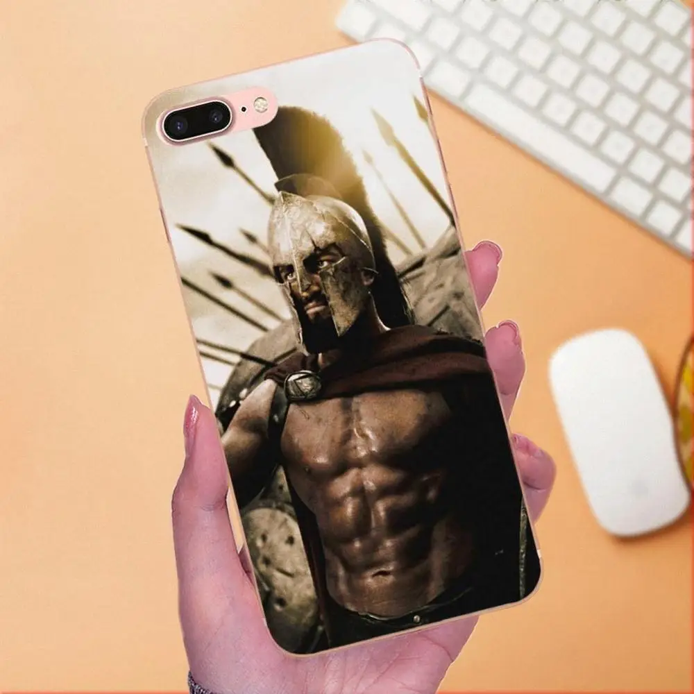 TPU Mobile Phone Cases Hot Movie King Leonidas Of 300 For Huawei Mate 7 8 9 10 20 P8 P9 P10 P20 P30 Lite Plus Pro 2017 | Мобильные